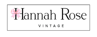Landing Page for Hannah Rose Vintage Boutique