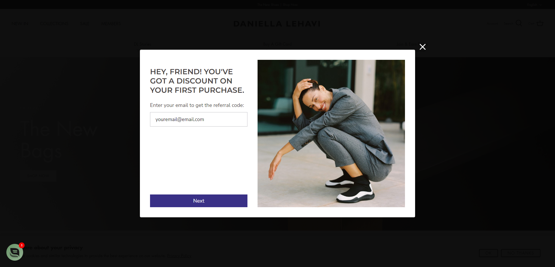 Referral Landing Page for Daniella Lehavi