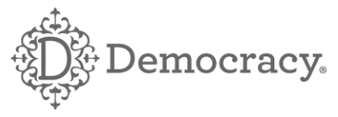 Landing Page for Democracy Clothing
