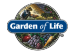 Landing Page for Garden of Life